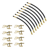 8 Extensão Flexível Para Bico Caminhão + 8 Suporte Simples