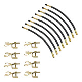 8 Extensão Flexível Para Bico Caminhão + 8 Suporte Simples