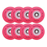 8 Rodas Inline Traxart Led Special 76mm Rosa/pink + Brinde