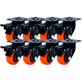 8 Rodinha Rodízio Roda Reforçada Moveis Pesados 50mm 800kg