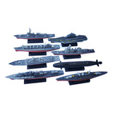 8 X Porta-aviões 4d Brinquedo Modelo Navio De Guerra