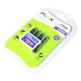 8pilhas Recarregável Palito Aaa 1300mah Cartela 4pç Flexgold
