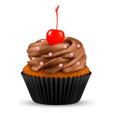 90 Forminhas De Papel Para Mini Cupcakes Preta Nº2 Forneável