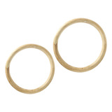 A 2x Wing Chun Rattan Ringss Pulso Mão Treinamento De Força