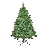 A0312n Árvore Pinheiro De Natal Nevada Luxo 1,20m 170 Galhos Cor Verde
