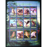 A0491 - Ruanda - Rwanda Fauna Aves De Rapina, Bloco De 2009