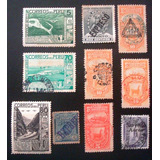 A1761 Peru Conjunto Com 10 Selos Aéreos, Taxas E Expressos