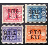 A5014 Trieste Italiano Taxa Yvert Nº 1/4 Nn
