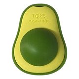 Abacate Com Erva Catnip Brinquedo Interativo Para Gatos Cor Verde