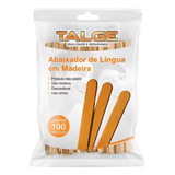 Abaixador De Língua Em Madeira C/100 Un Talge