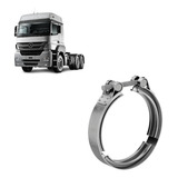 Abraçadeira Inox Com Canaleta 4,5' Mercedes Axor 2035 À 3344