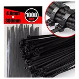 Abraçadeira Nylon Cinta Plastica Enforca Gato 4,8 X 300mm 1.000 Unidades Atacado Oja