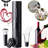 Abridor Vinho Automático Saca Rolhas Recarregável Usb