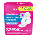 Absorvente Externo Intimus Tripla Proteção Suave C/abas-32u