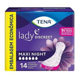 Absorvente Tena Lady Discreet Maxi Night C/ 14 Unid.