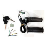 Acelerador 36v C/ Chave C/ Display Bicicleta Scooter Brasil