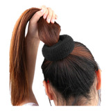 Acessório Rosquinha Donut Fazer Coque Cor Preto Tamanho: M