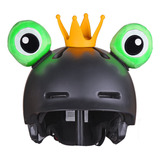 Acessórios De Capacete Cute Frog Eyes Crown Com Fitas Para