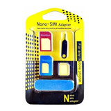 Adaptador 3x1 Nano Chip, Mini, Micro Sim Card Com Chave Tope