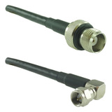 Adaptador Antena Celular Sma Macho 90° X Tnc Femea Cf-395