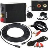 Adaptador Conversor Audio Digital Estereo Optico Auxiliar P2