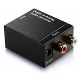 Adaptador Conversor De Áudio Digital Em Analógico Rca Tv