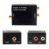 Adaptador Conversor Ótico Optico Toslink Digital Para Rca