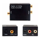 Adaptador Conversor Ótico Optico Toslink Digital Para Rca