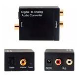 Adaptador Conversor Ótico Optico Toslink Digital Para Rca