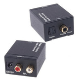 Adaptador Conversor Ótico Toslink E Coaxial Digital Para Rca