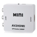Adaptador Conversor Rca Video Composto Av P/ Hdmi - Av2hdmi