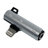 Adaptador De Audio Fone De Ouvido E Carregamento Para iPhone