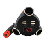 Adaptador De Energia Multi Car 180w Checa Bateria 4 Usb 3 Ci