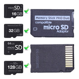 Adaptador De Memory Stick Para Psp Camera + Sd De 32gb