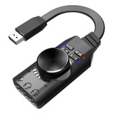 Adaptador De Placa De Som Gs3 Usb 2.0 De 7,1 Canais Para Apr