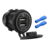 Adaptador De Soquete De Carregador Usb Duplo Queenly-5v 4.8a