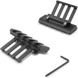 Adaptador De Trilho Inclinado 45º Rifle Aeg Airsoft 20mm 