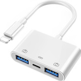 Adaptador De iPhone Usb Lightning Adaptador Otg Duplo Usb3.0