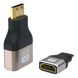 Adaptador Hdmi Para Mini Hdmi 8k 4k Uhd 2.1 48gbs