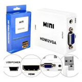 Adaptador Hdmi Vga Compatível Ps4 Ps3 Xbox 360 One Hdmi2vga