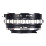 Adaptador K&f Concept Nikon Ais, F, G, P/ Canon Eos - M