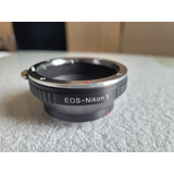 Adaptador Lente Canon Eos P/ Corpo Nikon 1 Mirrorless J1 V1 