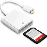 Adaptador Lightning Leitor Cartão Sd Para iPhone E iPad Card