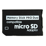 Adaptador Memoria Pro Duo Para Micro Sd Psp E Câmeras Sony