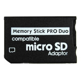 Adaptador Memoria Pro Duo Para Micro Sd Psp E Câmeras Sony