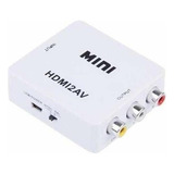 Adaptador Mini Conversor De Hdmi Para Video 3 Rca Av 627
