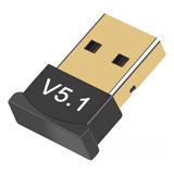Adaptador Mini Usb Bluetooth 5.1 Conexão Rápida E Estável