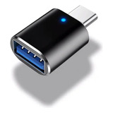 Adaptador Otg Usb 3.0 Fêmea P/ Usb Tipo C Macho Dados 5gbps Cor Cabo Conversor Celular Smartphone Tablet