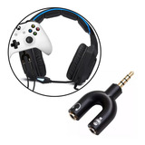 Adaptador P2xp3 Compativel Xbox One X/s Ps4/5 Fone/microfone