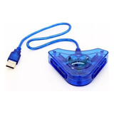 Adaptador Para Controle Ps2 Ps3 Conversor Usb Duplo